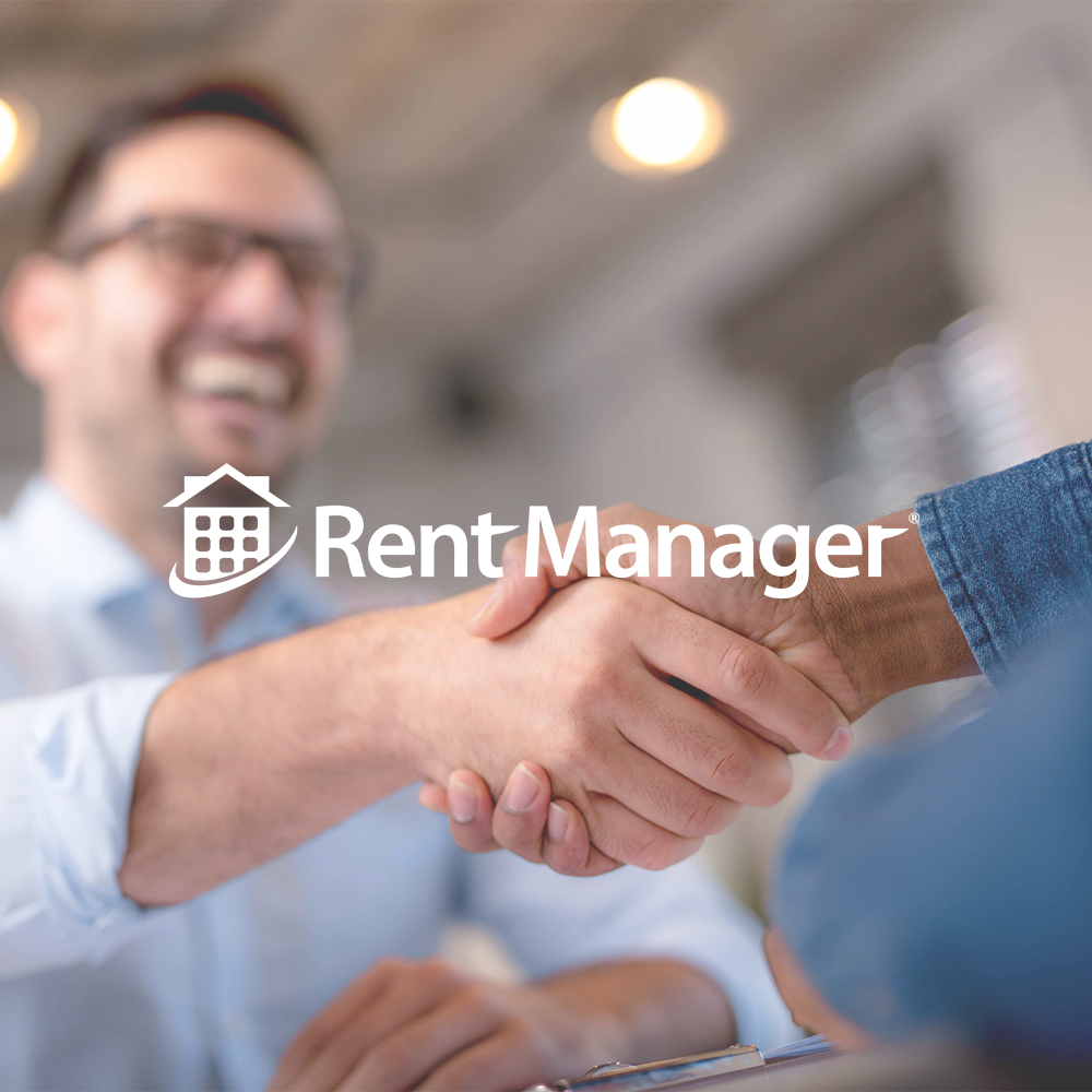 zego handshaking in partnership with rent manager