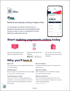 Zego Pay resident digital rent payment instructions