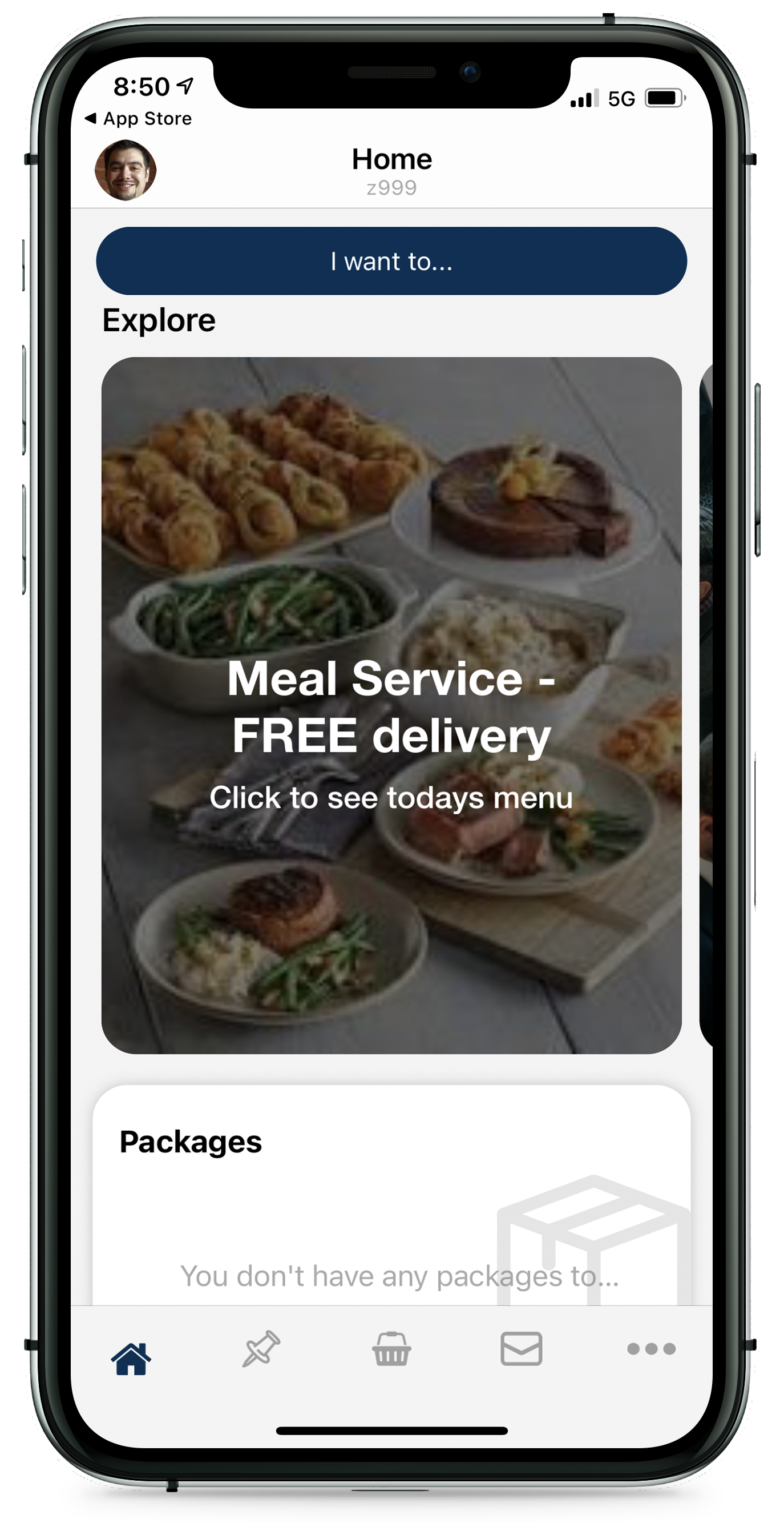 apartment community apps meal service
