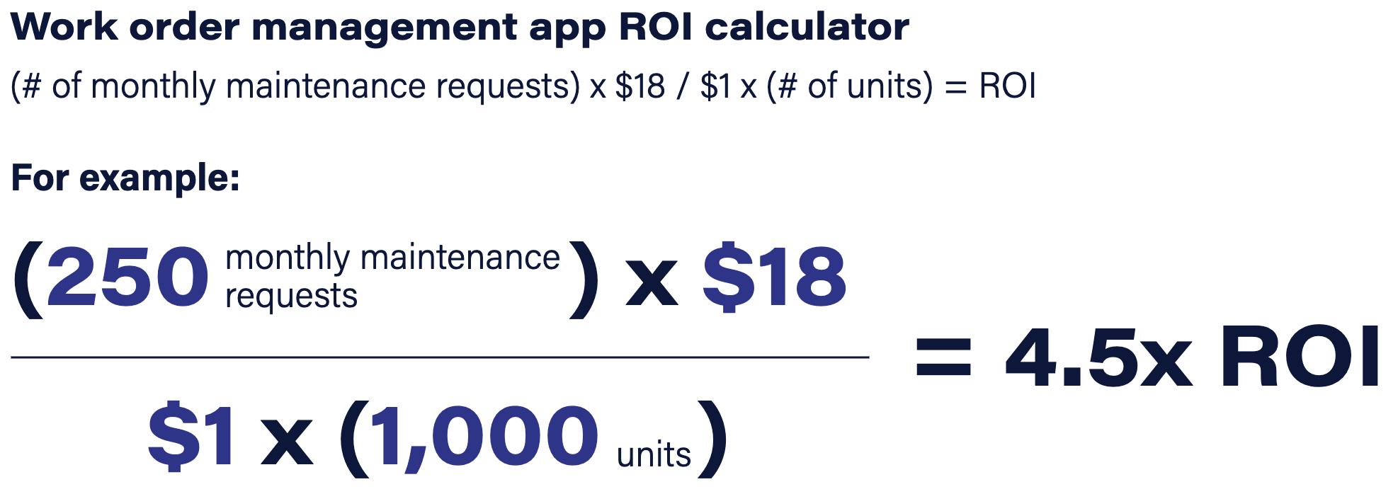 tenant maintenance app roii