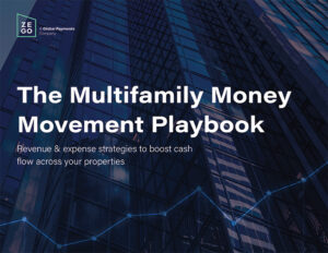 In property management, money movement refers to the flow of funds into and out of a property and plays a vital role in the growth of your properties. Cash flow disruptions such as late fees, chargebacks, and NSF returns can slow progress and impact profitability. Read Zego's Money Multifamily Movement Playbook to learn key strategies to unlock revenue and optimize expense streams.